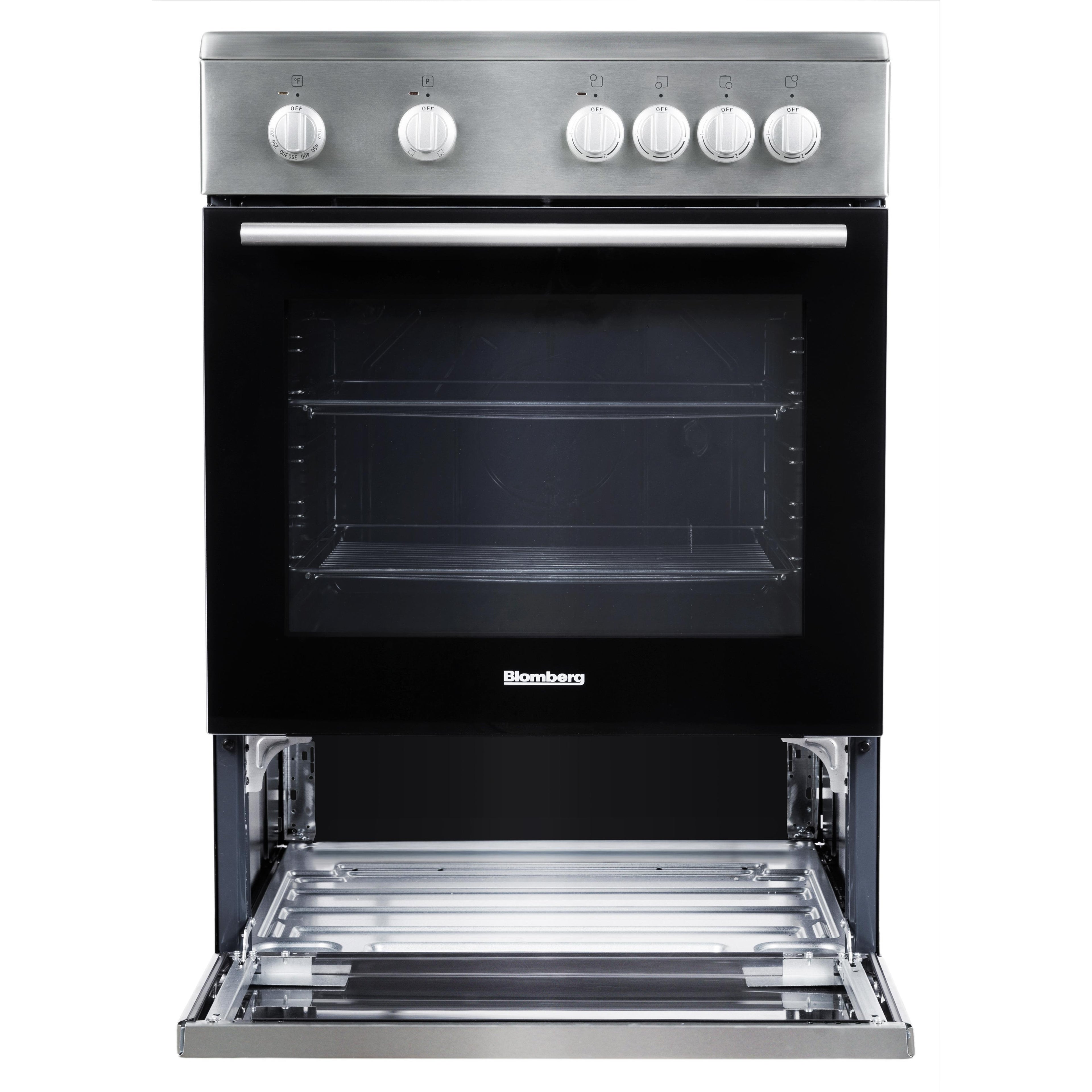  Blomberg 24-inch Freestanding Electric Range with 4 Cooking Zones BERC24202SS IMAGE 5
