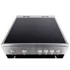  Blomberg 24-inch Freestanding Electric Range with 4 Cooking Zones BERC24202SS IMAGE 7