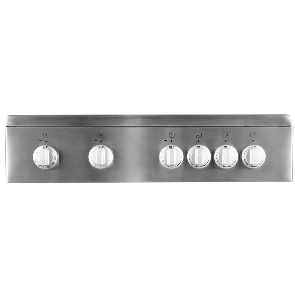  Blomberg 24-inch Freestanding Electric Range with 4 Cooking Zones BERC24202SS IMAGE 8