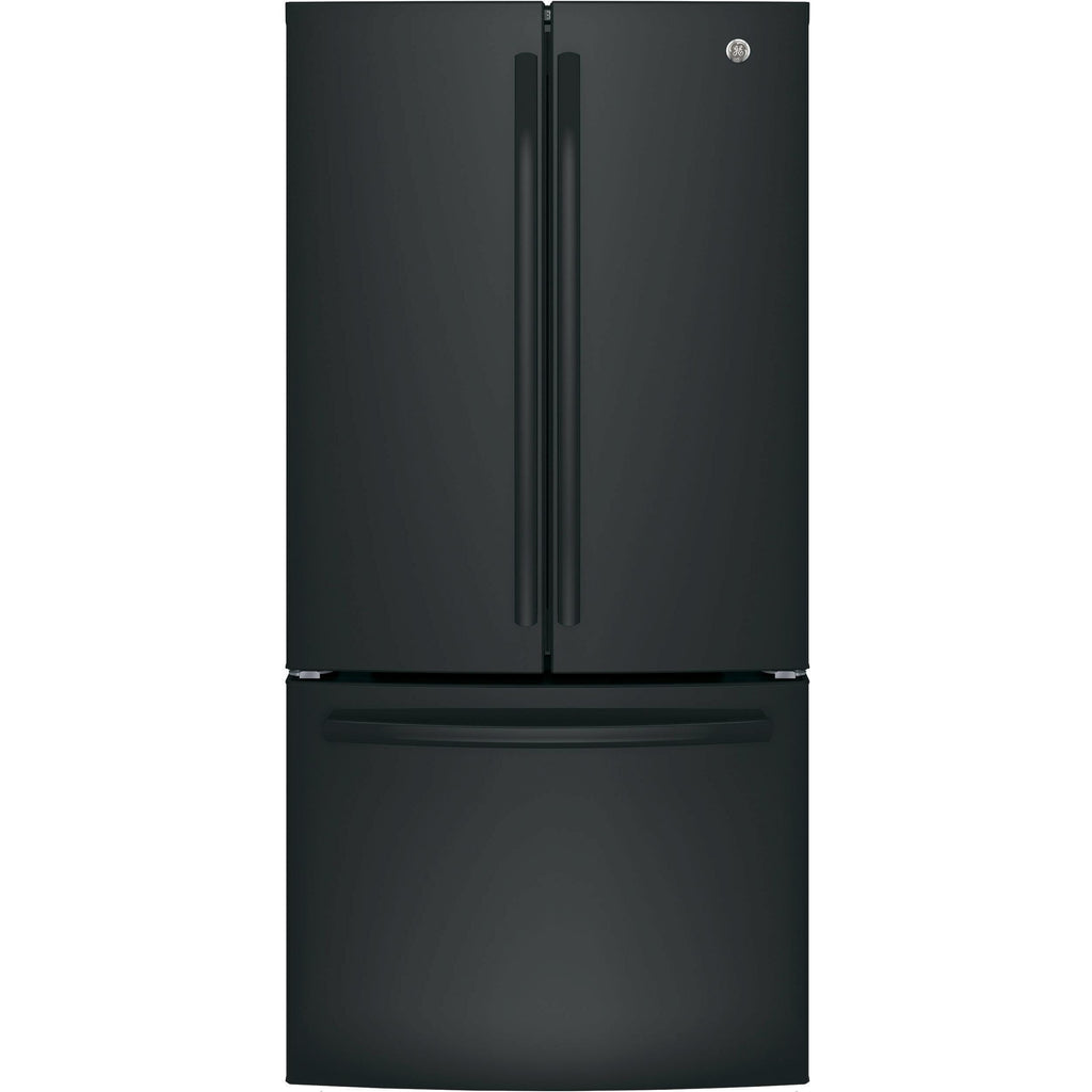  GE 33-inch, 18.6 cu. ft. Counter-Depth French-Door Refrigerator GWE19JGLBB IMAGE 1
