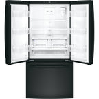  GE 33-inch, 18.6 cu. ft. Counter-Depth French-Door Refrigerator GWE19JGLBB IMAGE 2