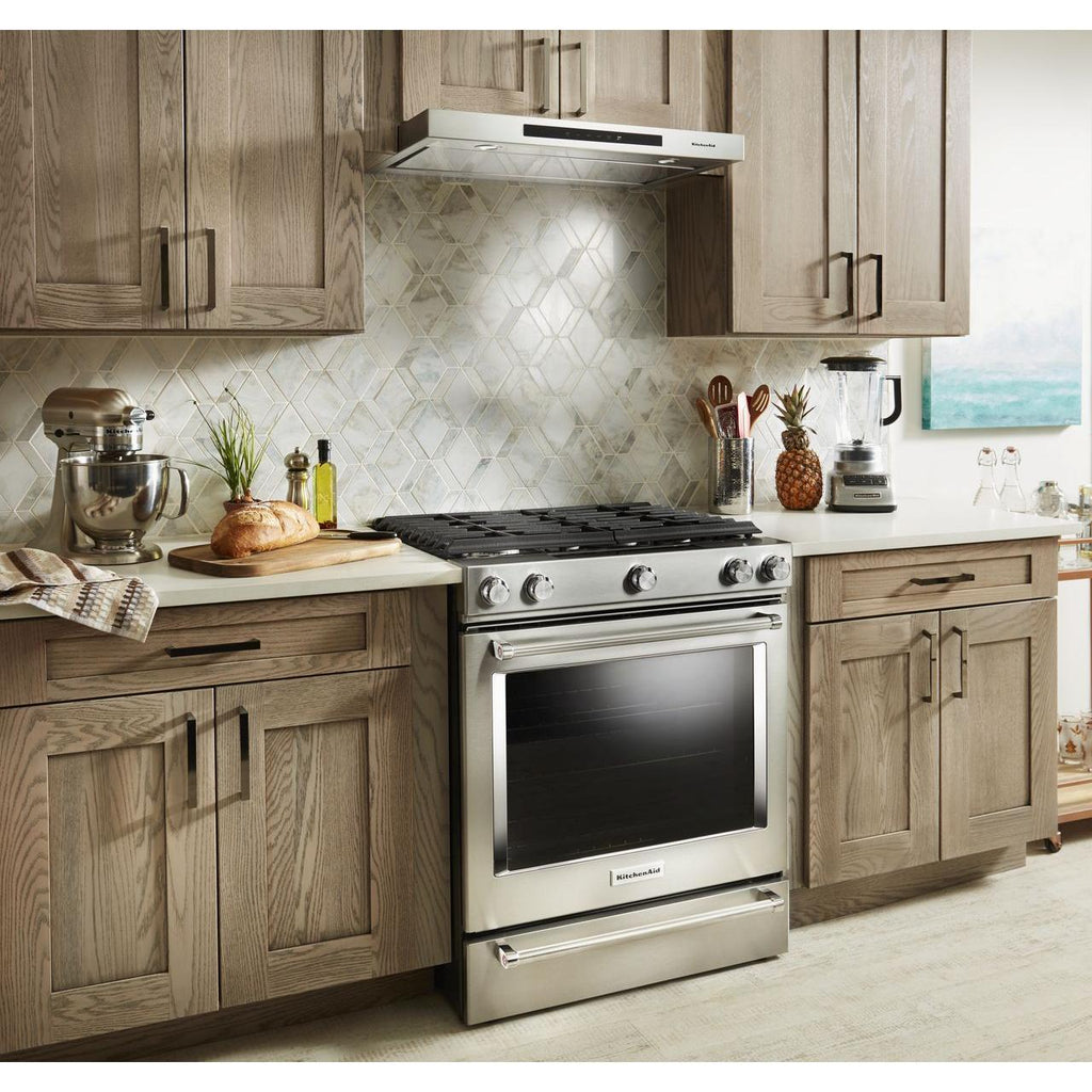  KitchenAid 30-inch Under-Cabinet Range Hood KVUB400GSS IMAGE 4