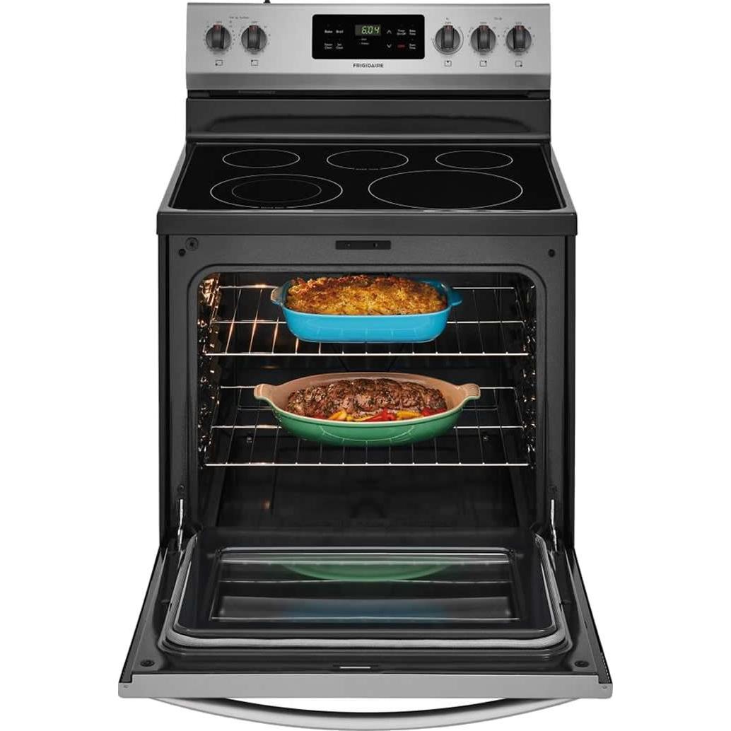  Frigidaire 30-inch Freestanding Electric Range with SpaceWise® Expandable Elements CFEF3054TS IMAGE 2