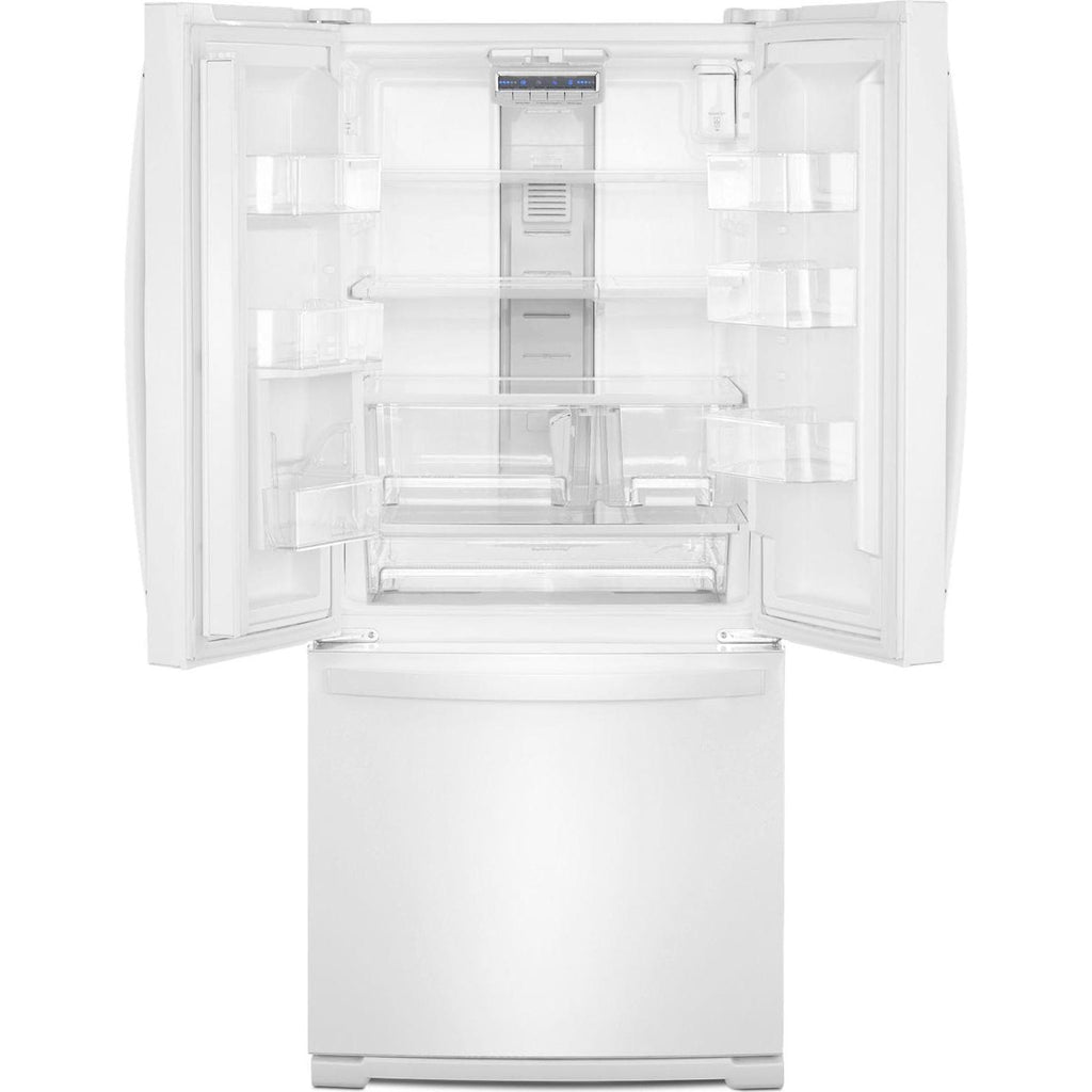  Whirlpool 30-inch, 19.68 cu.ft. Freestanding French 3-Door Refrigerator with FreshFlow™ Air Filter WRF560SFHW IMAGE 2