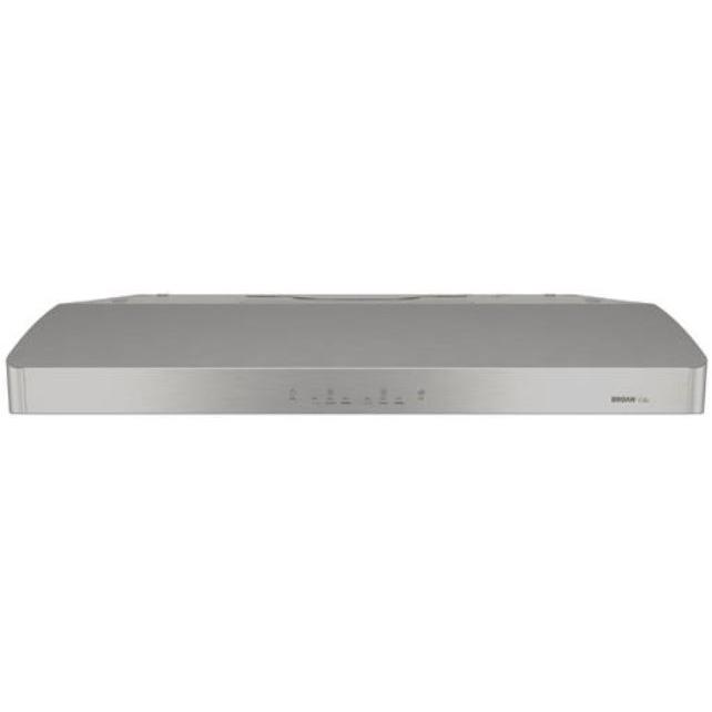  Broan 36-inch Corteo Series Under Cabinet Range Hood ERLE136SS IMAGE 1