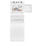  Whirlpool Stacked Washer/Dryer Electric Laundry Center YWET4027HW IMAGE 4