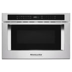  KitchenAid 24-inch, 1.2 cu. ft. Under-Counter Microwave Oven Drawer KMBD104GSS IMAGE 1