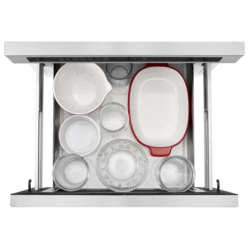  KitchenAid 24-inch, 1.2 cu. ft. Under-Counter Microwave Oven Drawer KMBD104GSS IMAGE 3