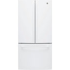  GE 33-inch, 18.6 cu. ft. Counter-Depth French-Door Refrigerator with Ice Maker GWE19JGLWW IMAGE 1