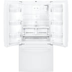  GE 33-inch, 18.6 cu. ft. Counter-Depth French-Door Refrigerator with Ice Maker GWE19JGLWW IMAGE 2