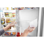  Whirlpool 33-inch, 21.4 cu. ft. Side-by-Side Freestanding Refrigerator with Exterior Ice and Water Dispenser with EveryDrop™ Water Filtration WRS331SDHB IMAGE 5