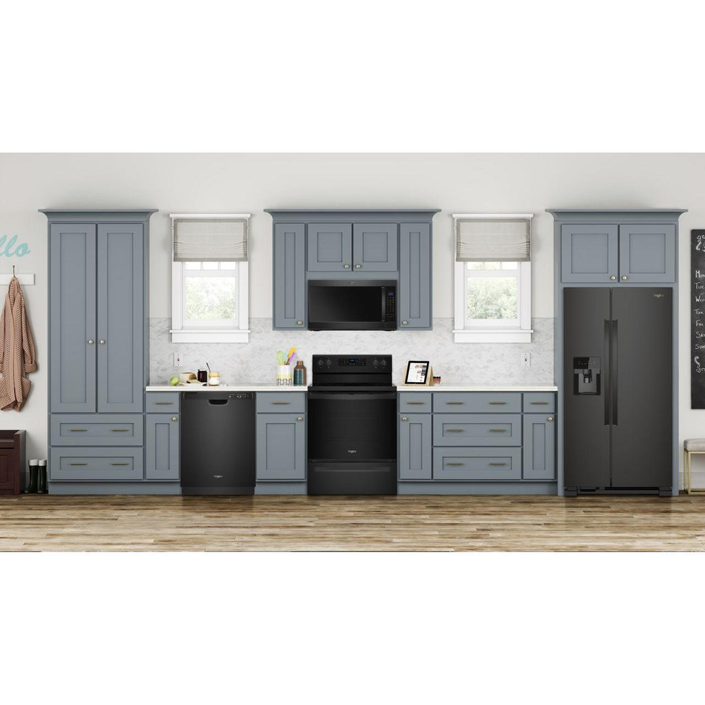  Whirlpool 33-inch, 21.4 cu. ft. Side-by-Side Freestanding Refrigerator with Exterior Ice and Water Dispenser with EveryDrop™ Water Filtration WRS331SDHB IMAGE 9