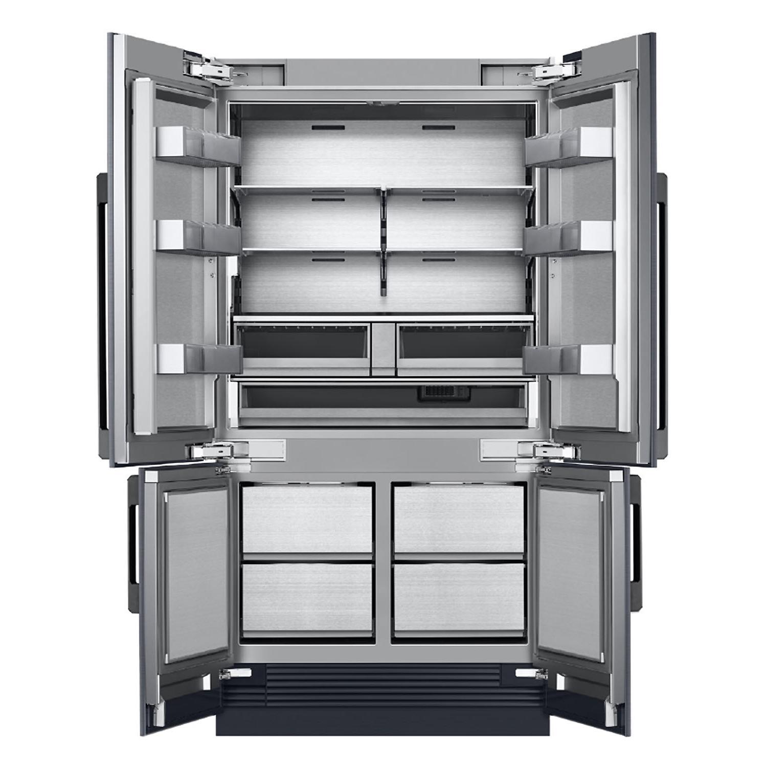  Dacor 42-inch, 23.5 cu.ft. French 4-Door Buil-In Refrigeerator with Internal Water Dispenser DRF427500AP/DA IMAGE 2