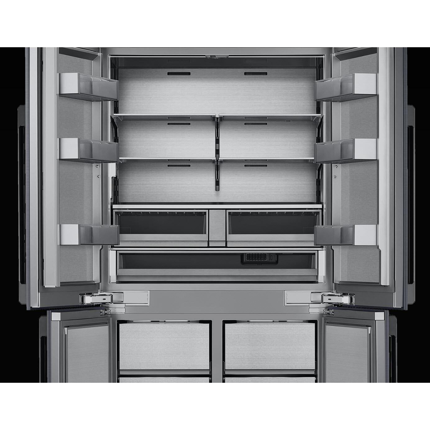  Dacor 42-inch, 23.5 cu.ft. French 4-Door Buil-In Refrigeerator with Internal Water Dispenser DRF427500AP/DA IMAGE 3