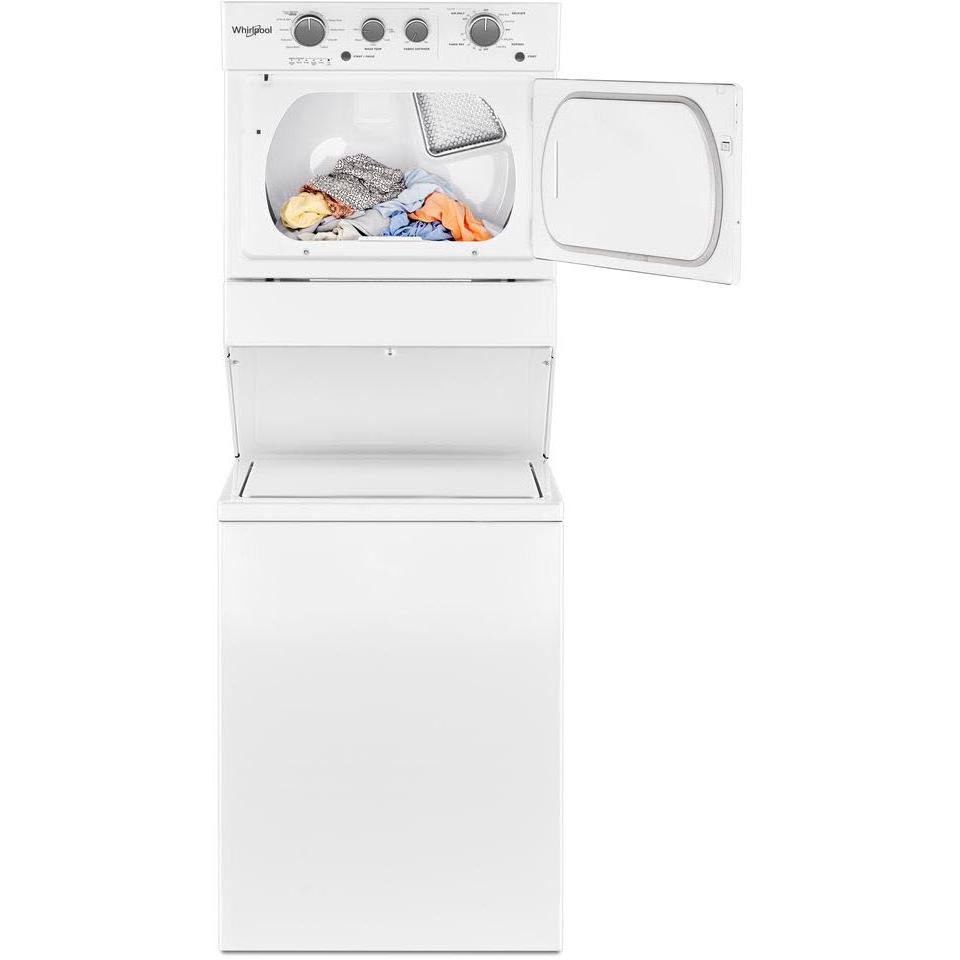  Whirlpool Stacked Washer/Dryer Gas Laundry Center WGT4027HW IMAGE 4