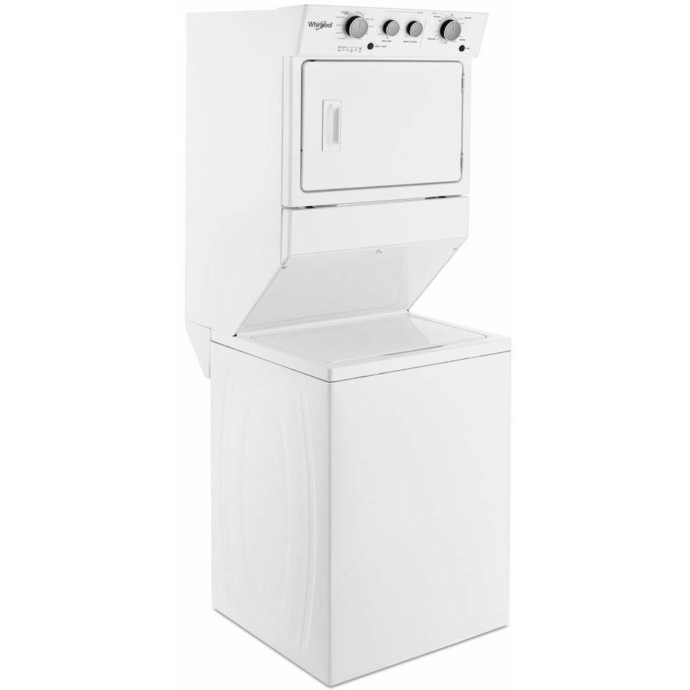  Whirlpool Stacked Washer/Dryer Gas Laundry Center WGT4027HW IMAGE 9