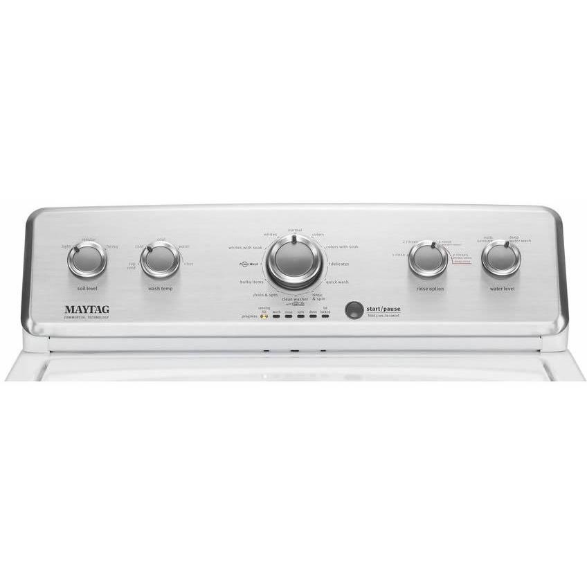  Maytag 4.4 cu. ft Top Loading Washer with PowerWash® Agitator MVWC465HW IMAGE 2