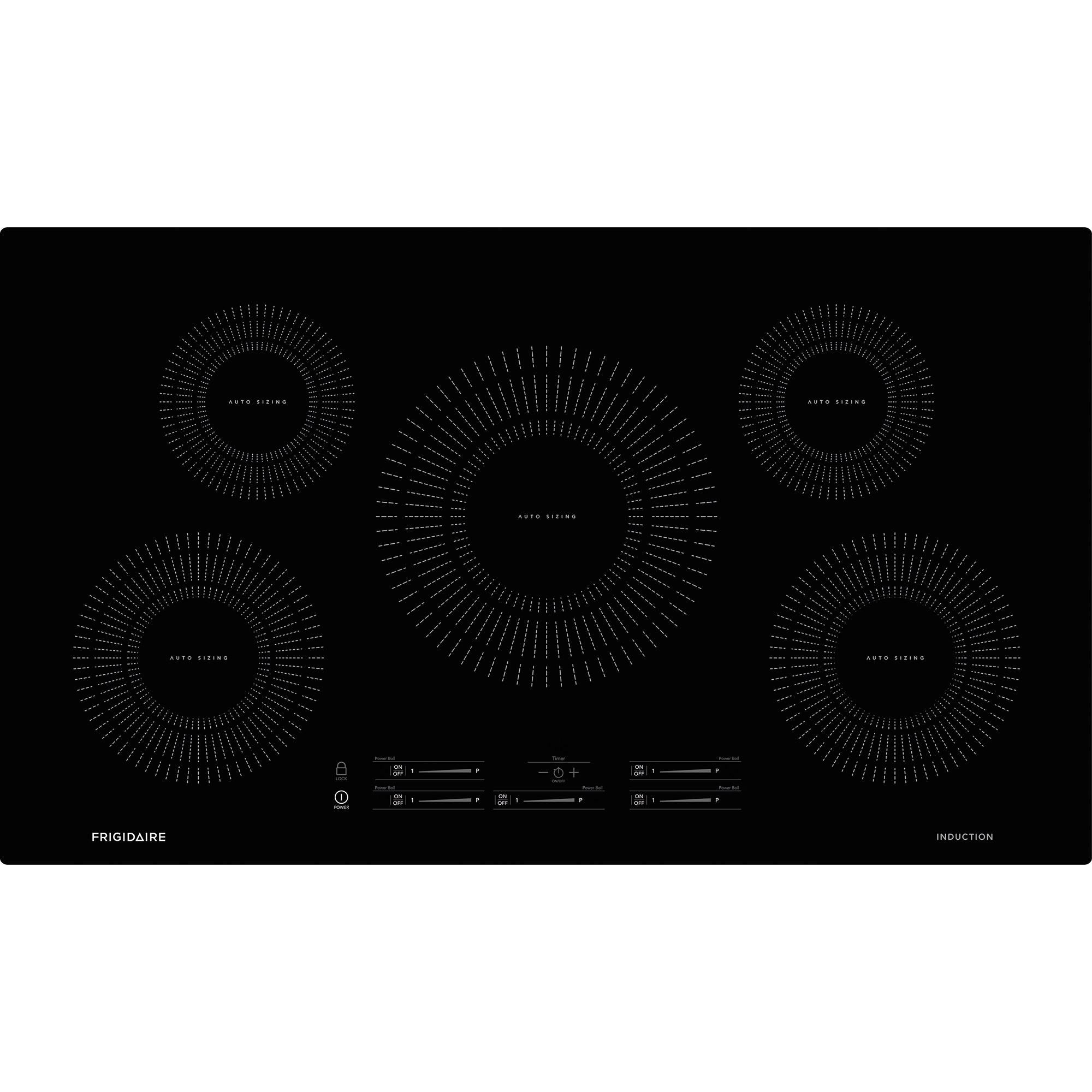  Frigidaire 36-inch Built-in Induction Cooktop with Auto Sizing™ Pan Detection FFIC3626TB IMAGE 1