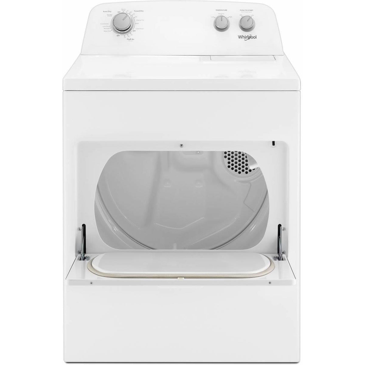  Whirlpool 7.0 cu.ft. electric Dryer with AutoDry™ Drying System WED4850HW IMAGE 2