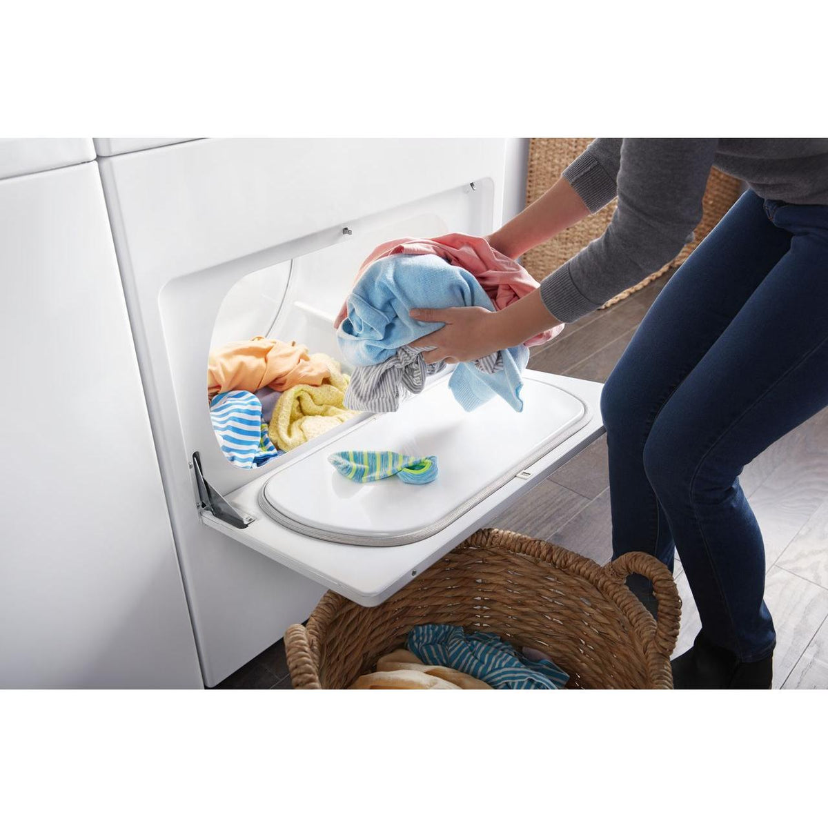  Whirlpool 7.0 cu.ft. electric Dryer with AutoDry™ Drying System WED4850HW IMAGE 8