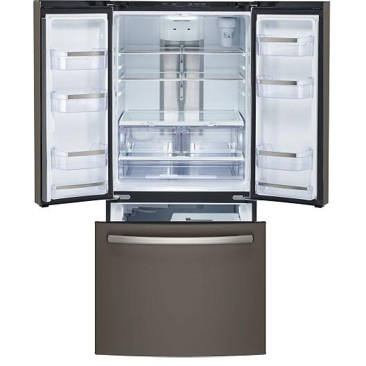  GE Profile 30-inch, 20.8 cu. ft. French 3-Door Refrigerator PNE21NMLKES IMAGE 2