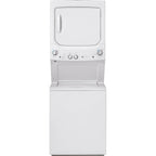  GE Stacked Washer/Dryer Gas Laundry Center GUD27GSSMWW IMAGE 1