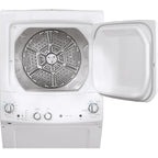  GE Stacked Washer/Dryer Electric Laundry Center GUD24ESMMWW IMAGE 2