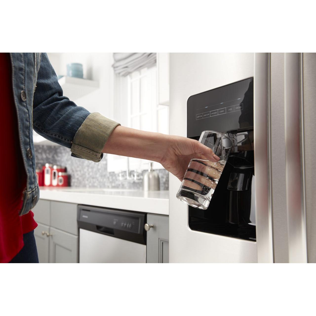  Amana 33in 21cu.ft. Side-by-Side Refrigerator with External Water & Ice Dispenser ASI2175GRS IMAGE 11