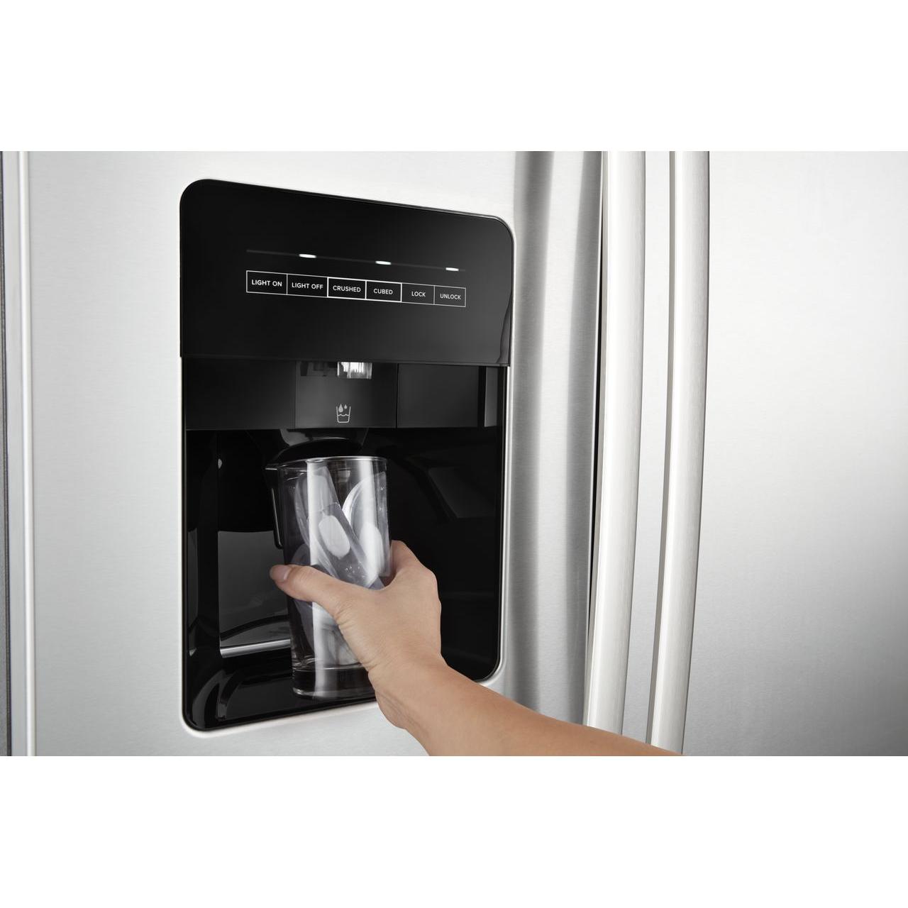  Amana 33in 21cu.ft. Side-by-Side Refrigerator with External Water & Ice Dispenser ASI2175GRS IMAGE 6