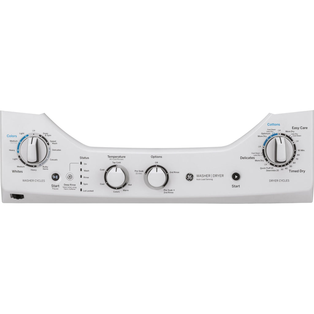 GE Stacked Washer/Dryer Gas Laundry Center GUD24GSSMWW IMAGE 9