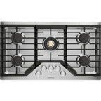  Monogram 36-inch Built-In Gas Cooktop ZGU36RSLSS IMAGE 1