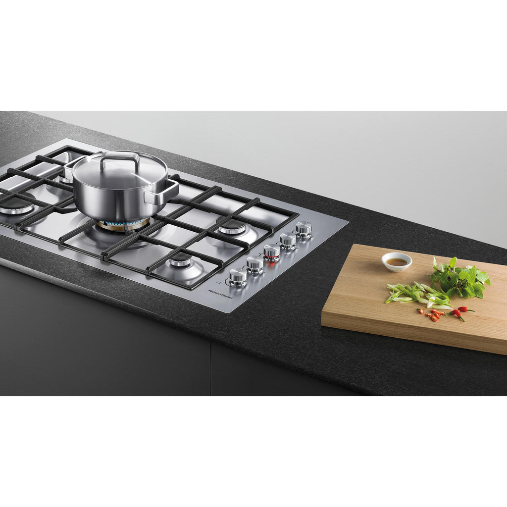  Fisher & Paykel 36-inch Built-in Gas Cooktop with Innovalve™ Technology CG365DWNGACX IMAGE 6