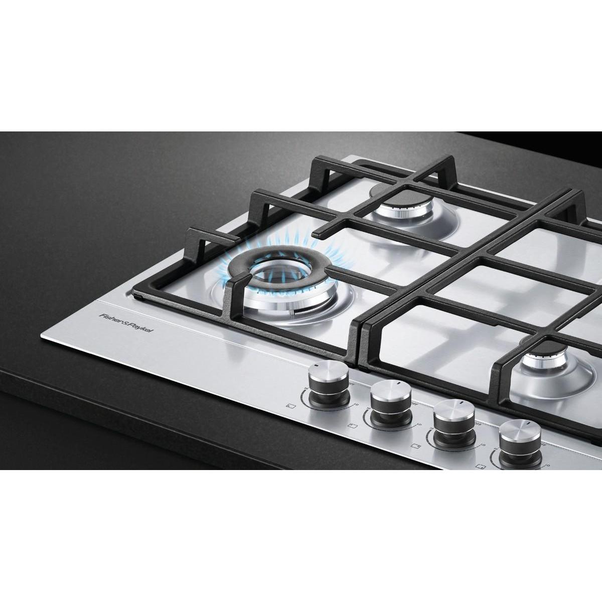  Fisher & Paykel 24-inch Built-In Gas Cooktop with Innovalve™ Technology CG244DLPX1 N IMAGE 5