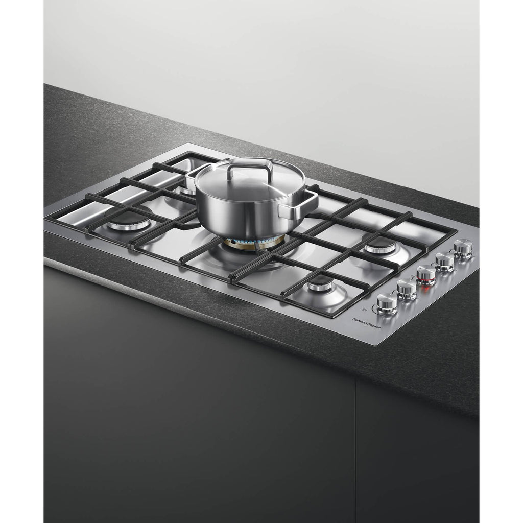  Fisher & Paykel 36-inch Built-in Gas Cooktop with Innovalve™ Technology CG365DWLPACX2 IMAGE 3