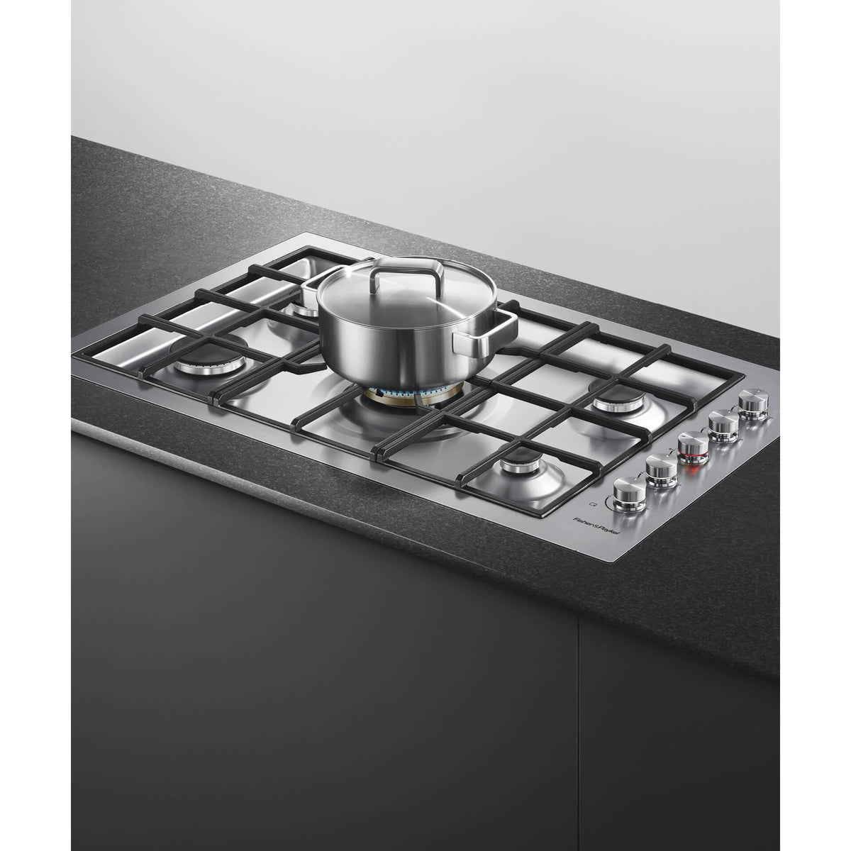  Fisher & Paykel 36-inch Built-in Gas Cooktop with Innovalve™ Technology CG365DWLPACX2 IMAGE 3