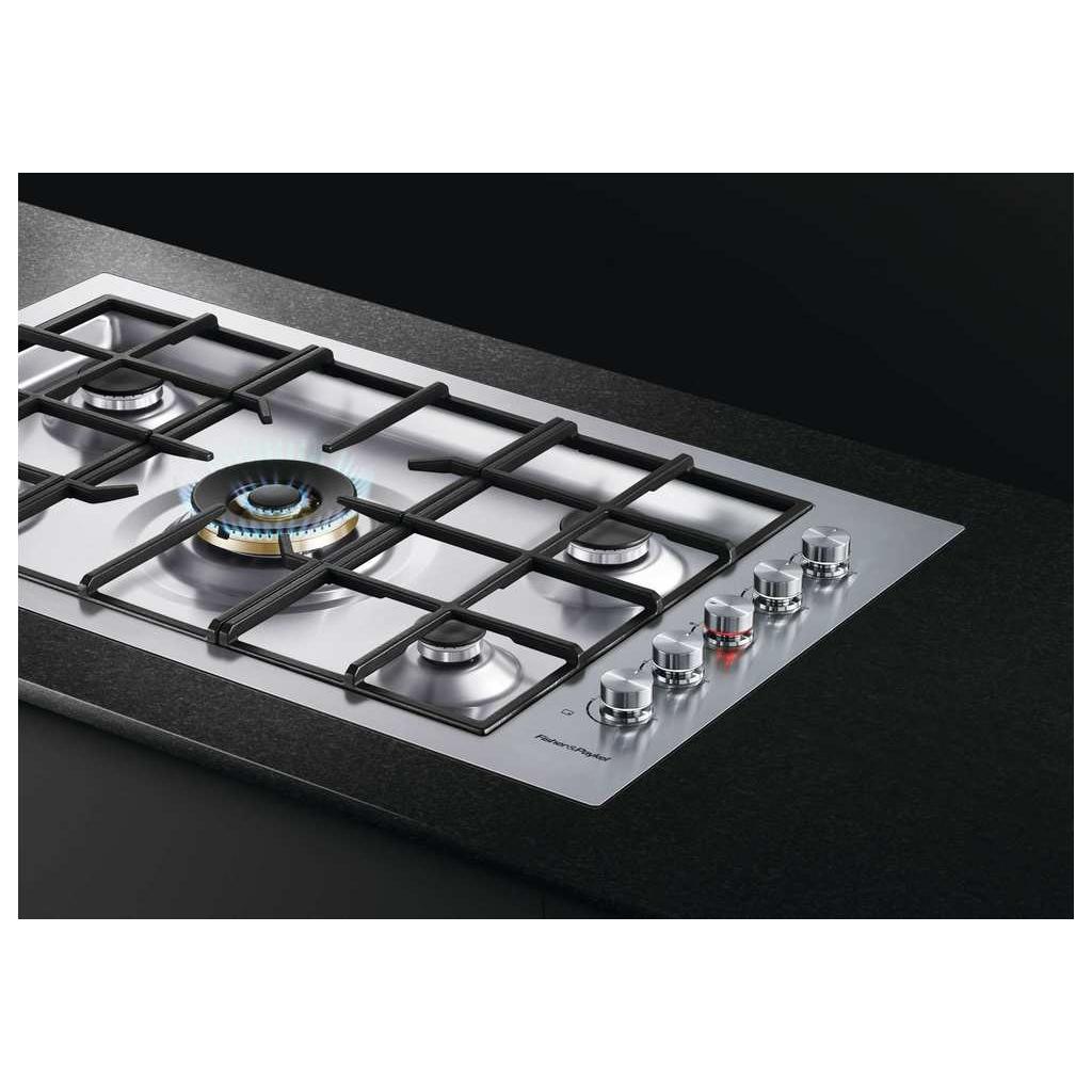  Fisher & Paykel 36-inch Built-in Gas Cooktop with Innovalve™ Technology CG365DWNGACX2-N IMAGE 6