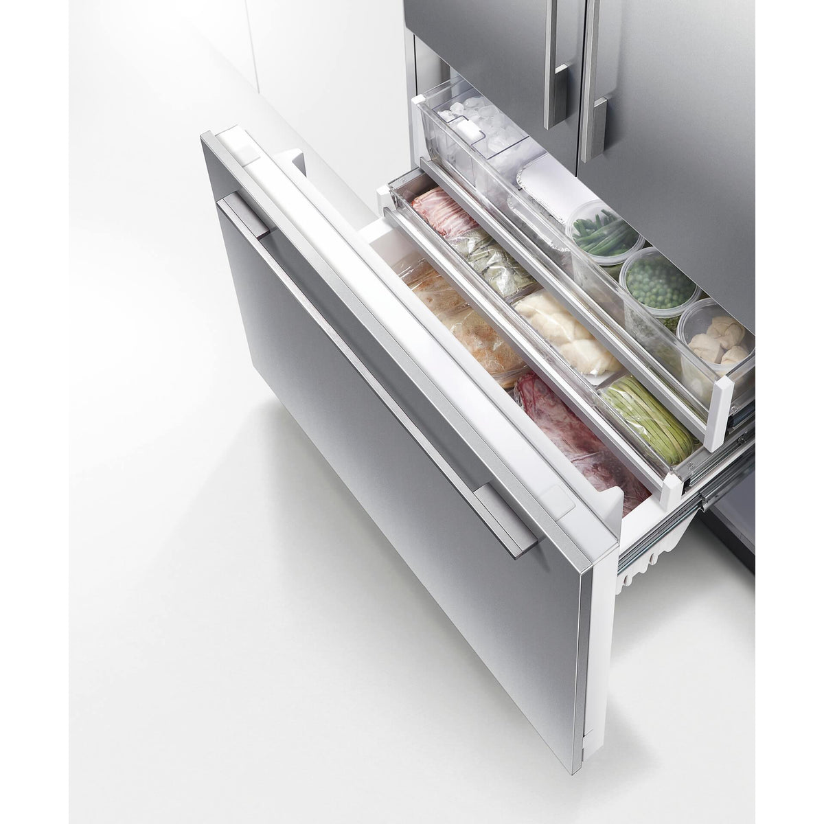  Fisher & Paykel 36-inch, 16.8 cu.ft. Built-in French 3-Door Refrigerator with ActiveSmart™ RS36A72U1 IMAGE 6
