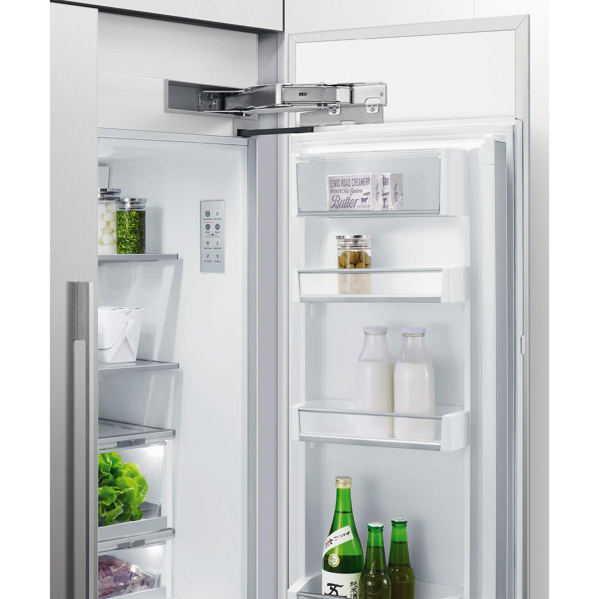  Fisher & Paykel 36-inch, 16.8 cu.ft. Built-in French 3-Door Refrigerator with ActiveSmart™ RS36A80U1 IMAGE 6