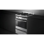  Fisher & Paykel 24-inch Freestanding Gas Range with Convection Oven OR24SDMBGX2 N IMAGE 7