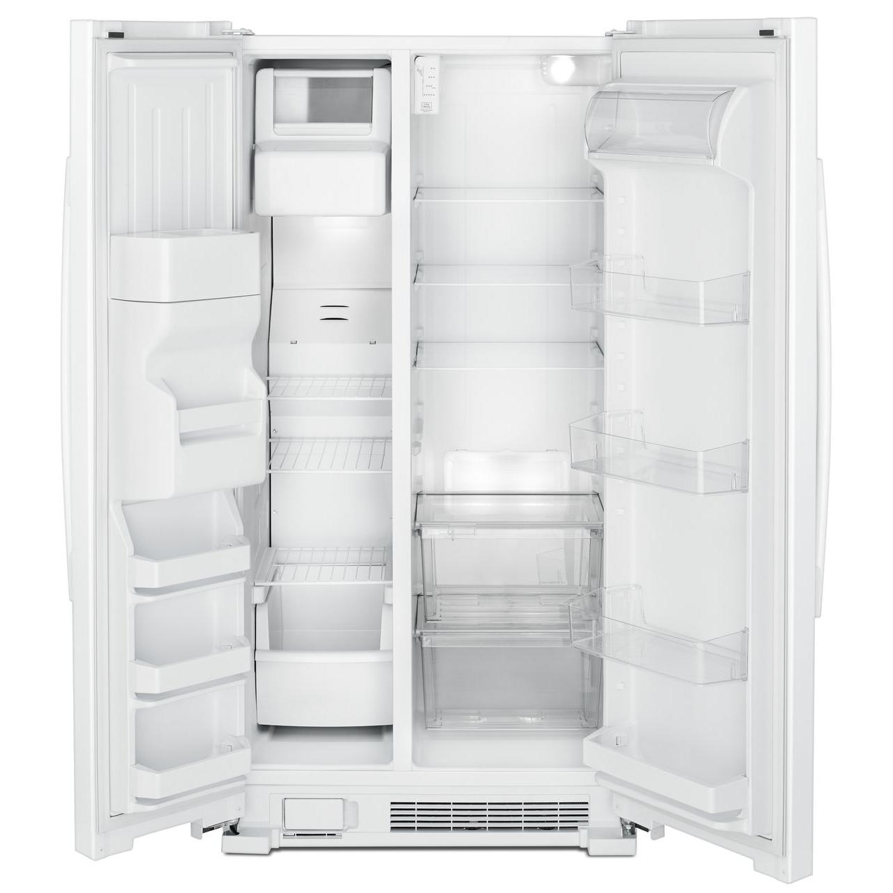  Amana 33in 21cu.ft. Side-by-Side Refrigerator with External Water & Ice Dispenser ASI2175GRW IMAGE 2