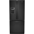  Whirlpool 30-inch, 19.7 cu.ft. Freestanding French 3-Door Refrigerator with Exterior Water Dispenser with EveryDrop® Filtration WRF560SEHB IMAGE 1