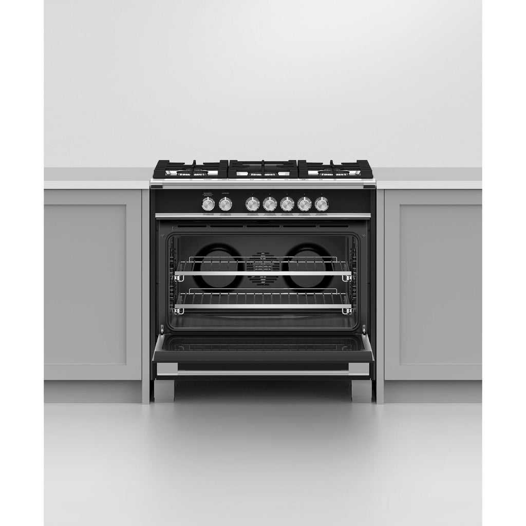  Fisher & Paykel 36-inch Freestanding Gas Range with AeroTech™ Technology OR36SCG4B1 IMAGE 4