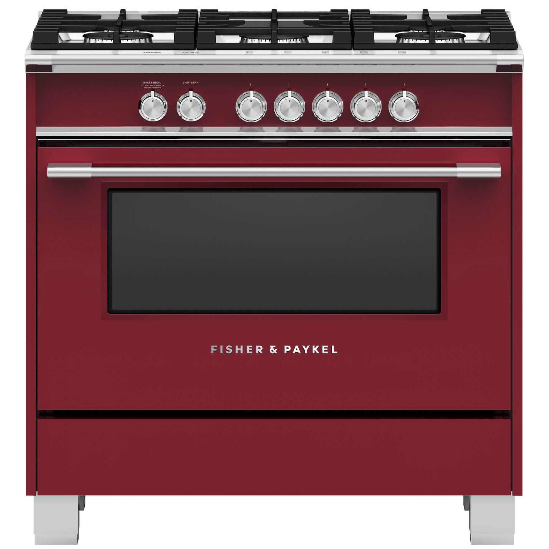  Fisher & Paykel 36-inch Freestanding Gas Range with AeroTech™ Technology OR36SCG4R1 IMAGE 1