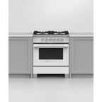  Fisher & Paykel 30-inch Freestanding Gas Range with AeroTech™ Technology OR30SCG4W1 IMAGE 4