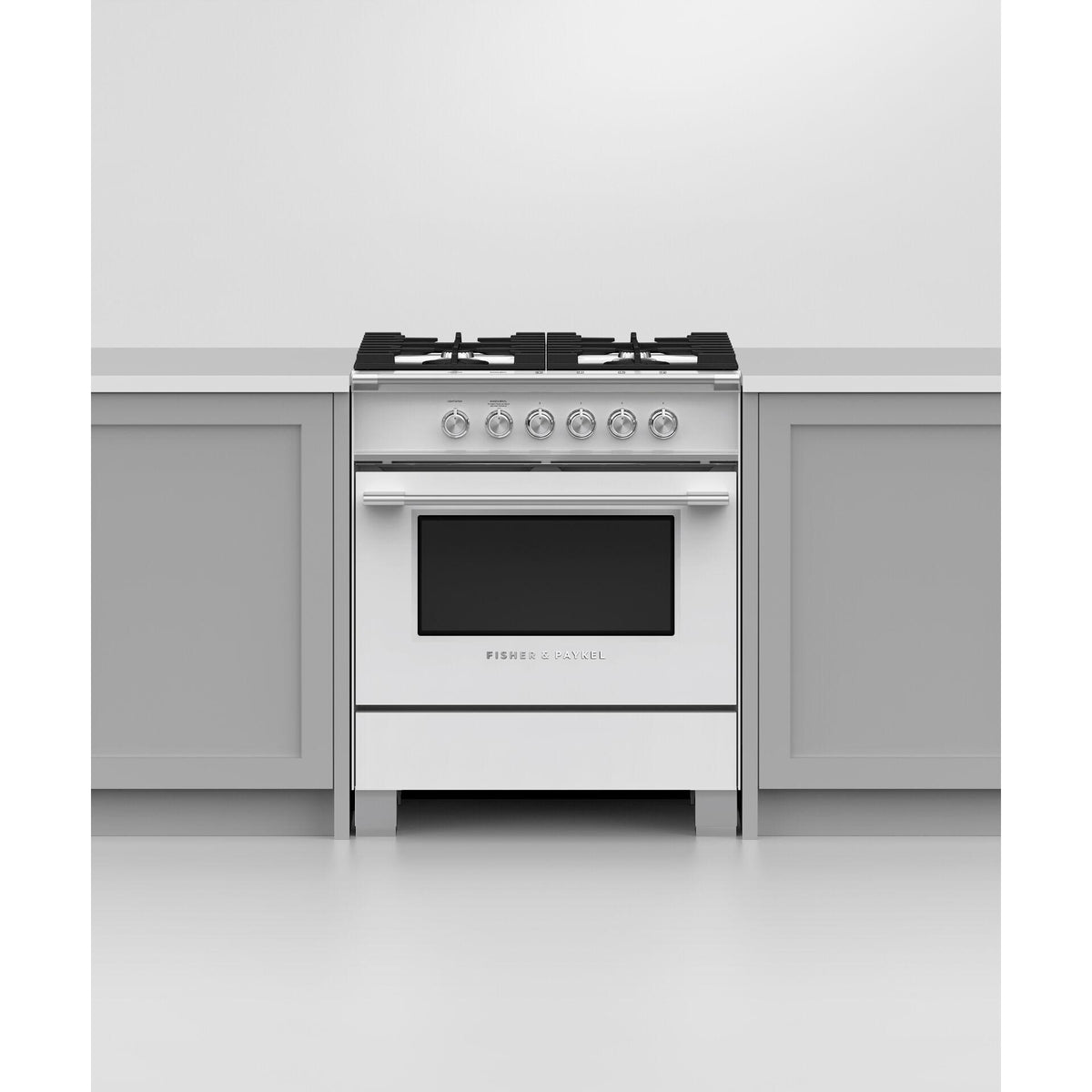  Fisher & Paykel 30-inch Freestanding Gas Range with AeroTech™ Technology OR30SCG4W1 IMAGE 4