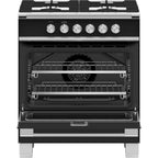  Fisher & Paykel 30-inch Freestanding Gas Range with AeroTech™ Technology OR30SCG4B1 IMAGE 2