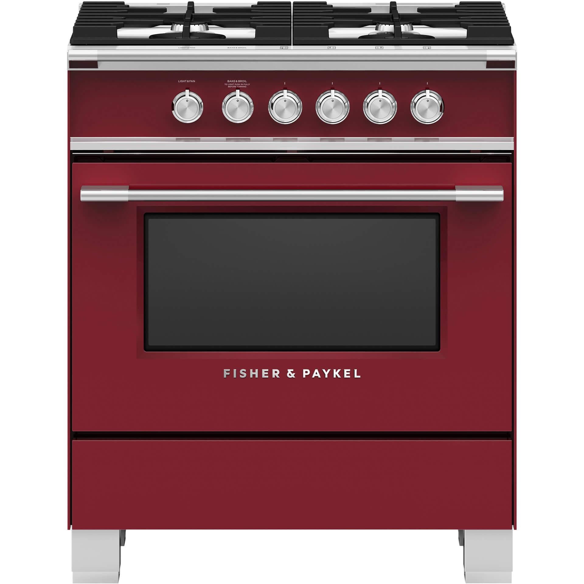 Fisher & Paykel 30-inch Freestanding Gas Range with AeroTech™ Technology OR30SCG4R1 IMAGE 1