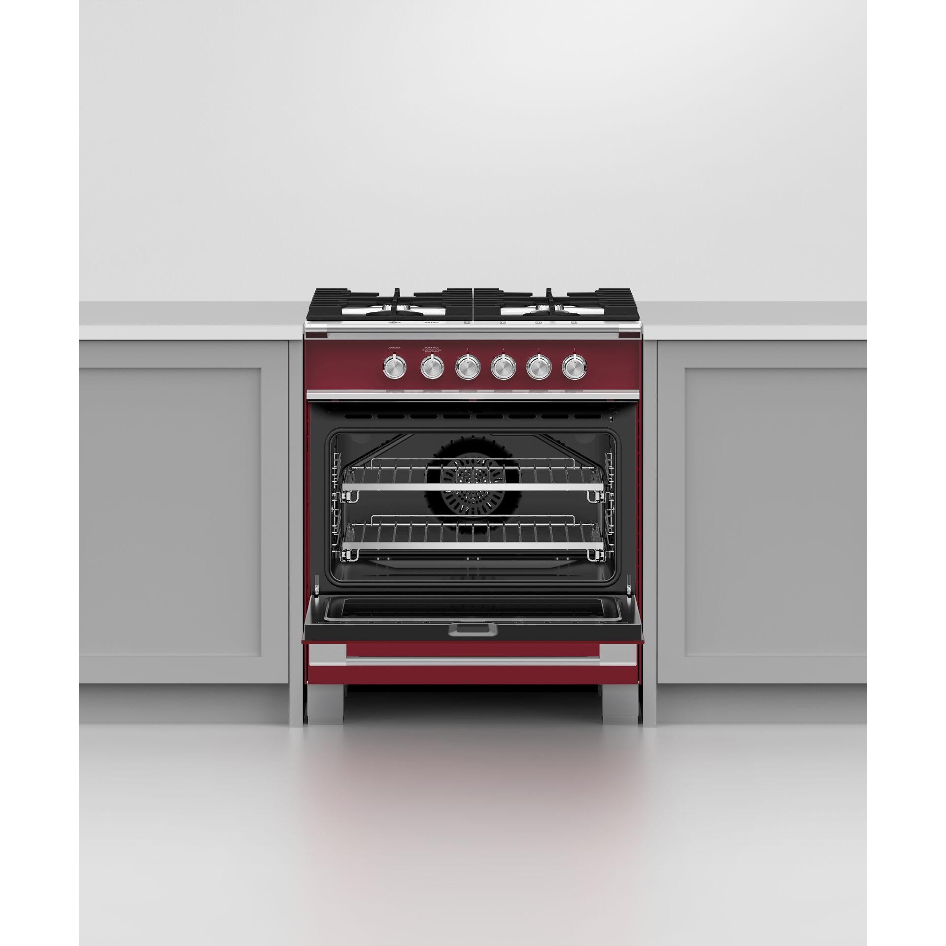  Fisher & Paykel 30-inch Freestanding Gas Range with AeroTech™ Technology OR30SCG4R1 IMAGE 5
