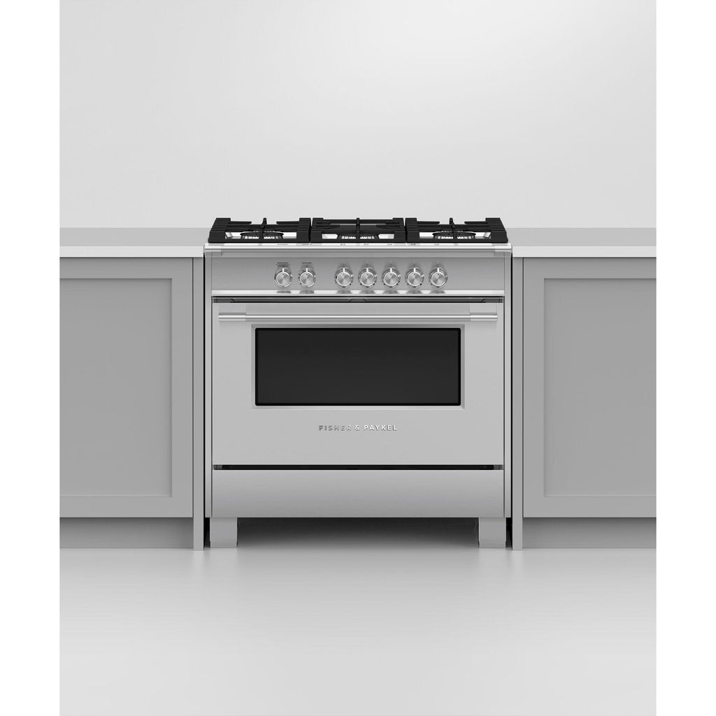  Fisher & Paykel 36-inch Freestanding Gas Range with AeroTech™ Technology OR36SCG4X1 IMAGE 5