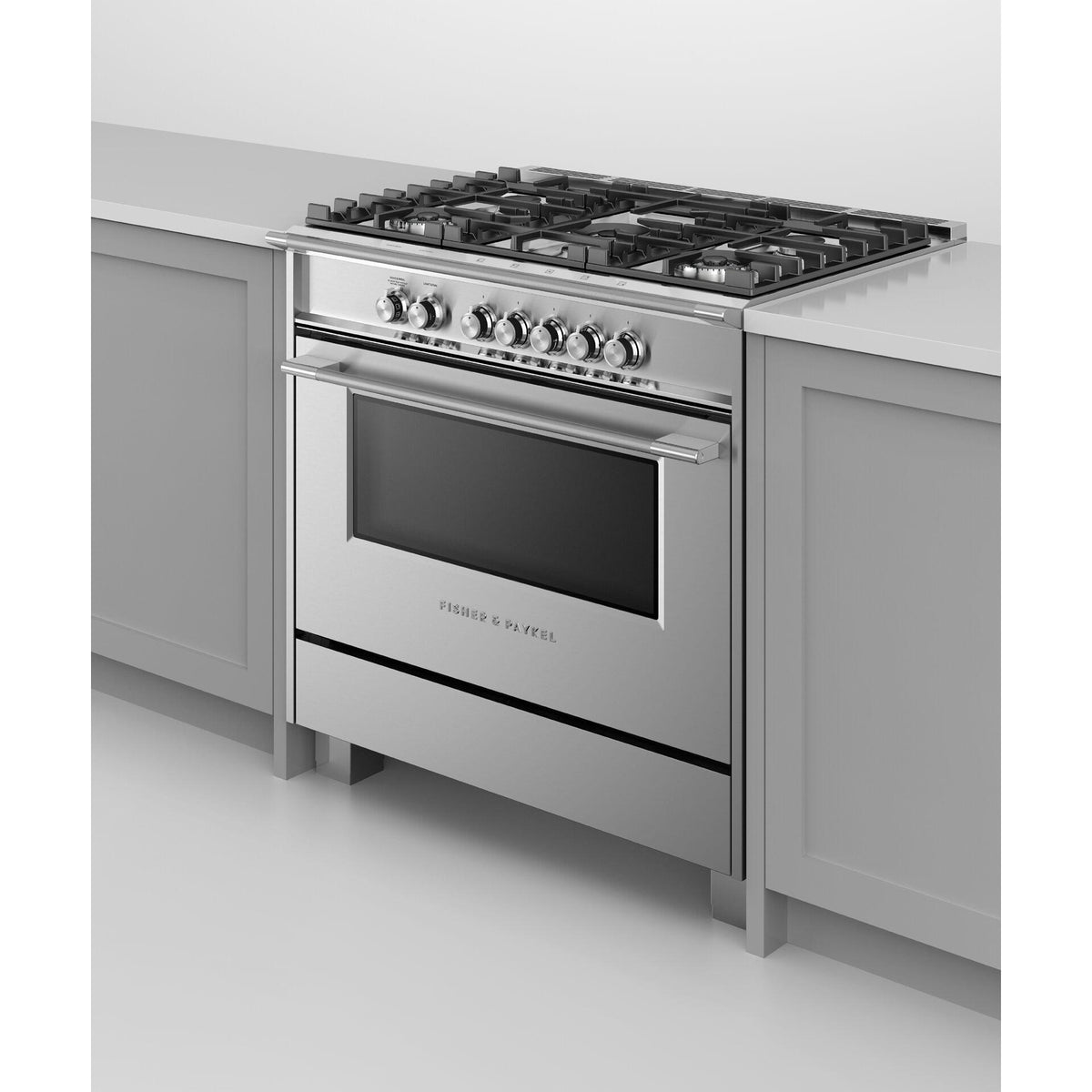  Fisher & Paykel 36-inch Freestanding Gas Range with AeroTech™ Technology OR36SCG4X1 IMAGE 7